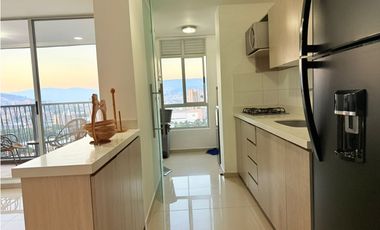 Amoblado Increíble vista piso 23 Sabaneta - Medellín