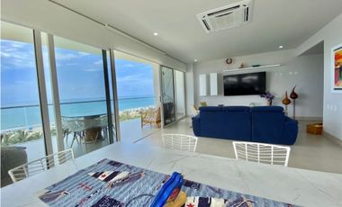 Venta apartamento primera linea de playa 3 alcobas morros IO Cartagena