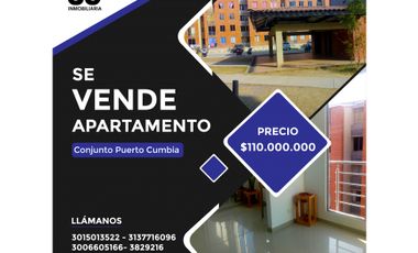 Apartamento en venta - Conjunto Residencial Puerto Cumbia, Soledad.