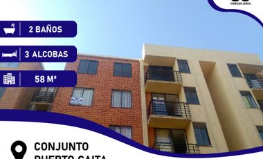 Se vende apartamento en el conjunto residencial Puerto Gaita.