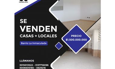 Se venden casas + locales en el barrio La inmaculada de Soledad.