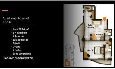Apartamento con cerca al mar y permiso de turismo - 005 R