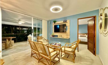 Apartamento con salida la playa en bello horizonte