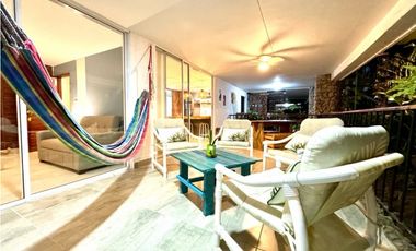 Apartamento con salida la playa en bello horizonte
