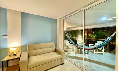 Apartamento con salida la playa en bello horizonte