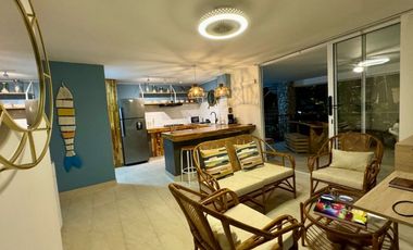 Apartamento con salida la playa en bello horizonte