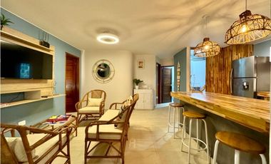Apartamento con salida la playa en bello horizonte