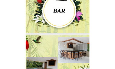 SE VENDE ESPECTACULAR CLUB HOTEL EN LA TEBAIDA, QUINDIO.