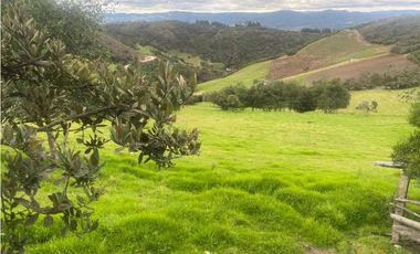 Finca campestre con vista a Guatavita