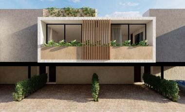 Casa en venta 2 recámaras con ROOFTOP en SABBIA TOWNHOUSES en Temozón norte