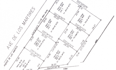 Se alquila terreno comercial en Ave de los Mártires - Santa Ana (DR)