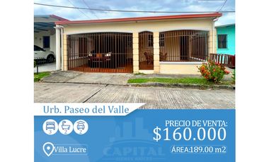 CASA EN URB. PASEO DEL VALLE - VILLA LUCRE
