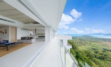 Stunning 3 Bedroom + Studio Sea View Villa in Peaceful South Samui