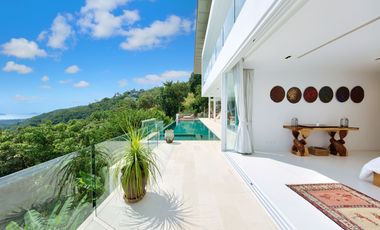 Stunning 3 Bedroom + Studio Sea View Villa in Peaceful South Samui