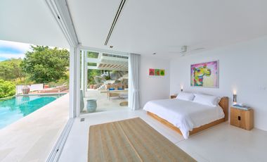 Stunning 3 Bedroom + Studio Sea View Villa in Peaceful South Samui