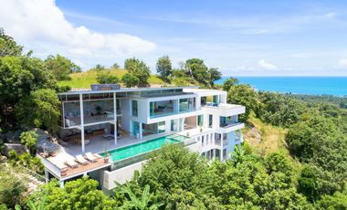 Stunning 3 Bedroom + Studio Sea View Villa in Peaceful South Samui