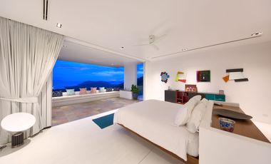 Stunning 3 Bedroom + Studio Sea View Villa in Peaceful South Samui