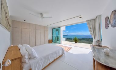 Stunning 3 Bedroom + Studio Sea View Villa in Peaceful South Samui
