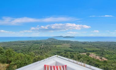 Stunning 3 Bedroom + Studio Sea View Villa in Peaceful South Samui