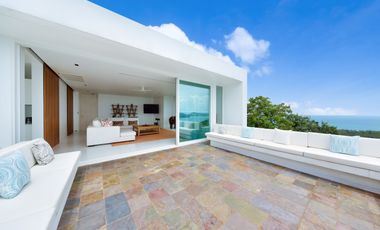 Stunning 3 Bedroom + Studio Sea View Villa in Peaceful South Samui