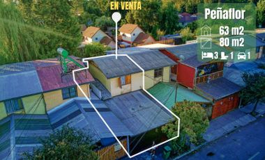 Casa en venta en Peñaflor. Villa Las Brisas - Divergente Asesores