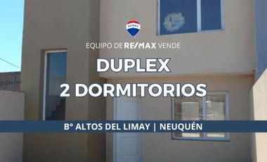 DUPLEX 2 DORMITORIOS, PATIO, ALTOS DEL LIMAY