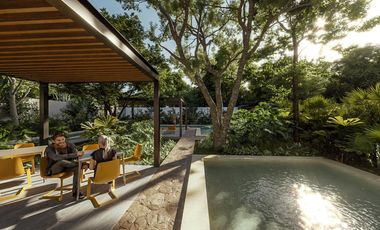 Venta Terreno / Lote residencial en privada TRIBANNA, Conkal Merida