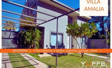 Casa 2 dormitorios - Zona Villa Amalia