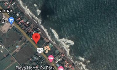 Terreno en Venta frente a Playa de 2.5 hectáreas - La Vigueta, Tecolutla Veracruz.