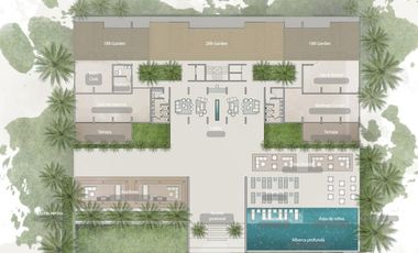 Departamento en Venta, Cancún, Loreta, Residencial Lausana