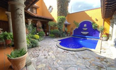 Renta o Venta de Casa sola  Estilo Colonial Mexicano en  Vista Hermosa  Cuernavaca Morelos