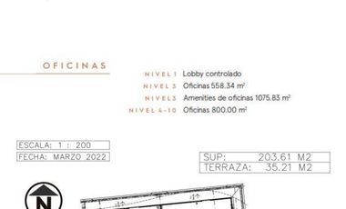 OFICINA EN RENTA EN QUORUM  EN D1