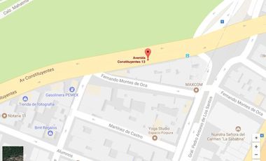 Terreno en RENTA de 400 m2 en Av. Constituyentes, Miguel Hidalgo