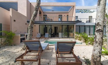 CASA EN VENTA DE 2 HABITACIONES EN TULUM QROO. LB 243