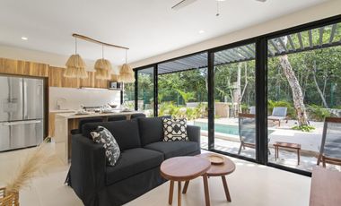 CASA EN VENTA DE 2 HABITACIONES EN TULUM QROO. LB 243