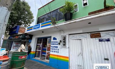 Casa Como Terreno con Local Comercial a la Venta en Xochimilco Centro.
