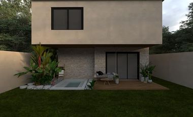 CASA EN VENTA DE 4 HABITACIONES EN PLAYA DEL CARMEN CIUDAD MAYAKOBA LB 216