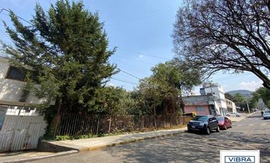 Terreno en esquina (486 m2), a la venta en Pedregal de San Nicolás, Tlalpan.