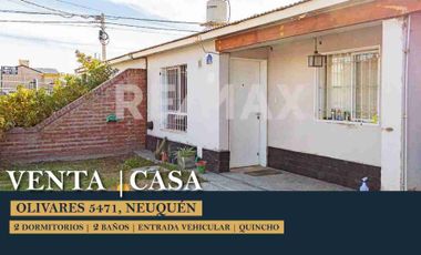 VENTA - Casa 2 dorm en olivares 5471, Neuquén