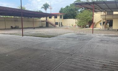 NAVE EN VENTA CON PATIO DE MANIOBRAS-OFICINA-BODEGA - TEAPA TABASCO