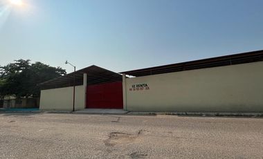 NAVE EN VENTA CON PATIO DE MANIOBRAS-OFICINA-BODEGA - TEAPA TABASCO