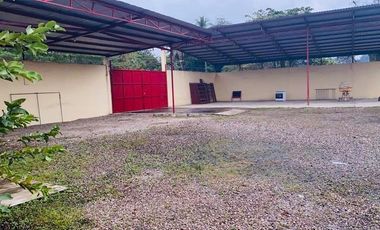 NAVE EN VENTA CON PATIO DE MANIOBRAS-OFICINA-BODEGA - TEAPA TABASCO