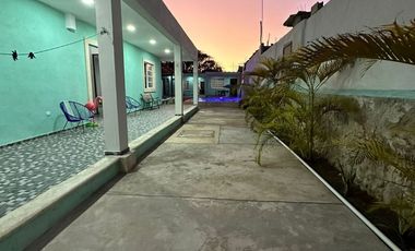 Casa en Chicxulub Puerto de un piso y a dos calles de la playa
