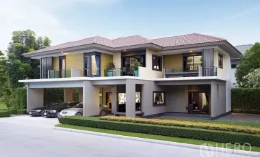 For rent or sale 4 Bedroom Detached House in Setthasiri Wongwaen-Lamlukka in Bueng Kham Phroi, Lam Luk Ka, Pathum Thani