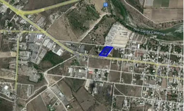 Terreno comercial en renta en Cadereyta