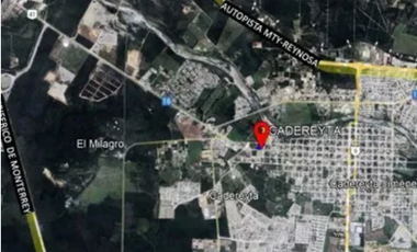 Terreno comercial en renta en Cadereyta