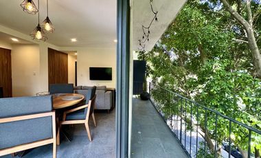 Increíble departamento amueblado en renta en Roma Sur.