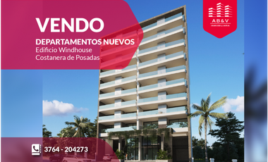 VENDO DEPARTAMENTO A ESTRENAR - EDIFICIO WINDHOUSE - COSTANERA