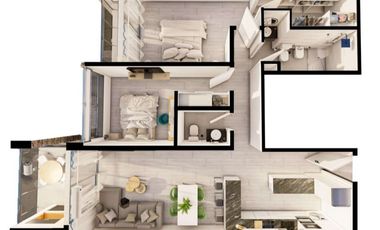 Departamento en venta en Wilde Este