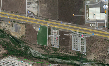 Terreno en renta, Blvd Miguel de la Madrid 100 m de frente